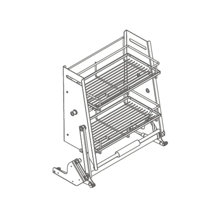 wall%20cabinet%20kitchen%20accessories%20lift%20basket%20pull%20down%20Elevator%20basket%20lifter%20size%202%20ft%20-%20Image%202