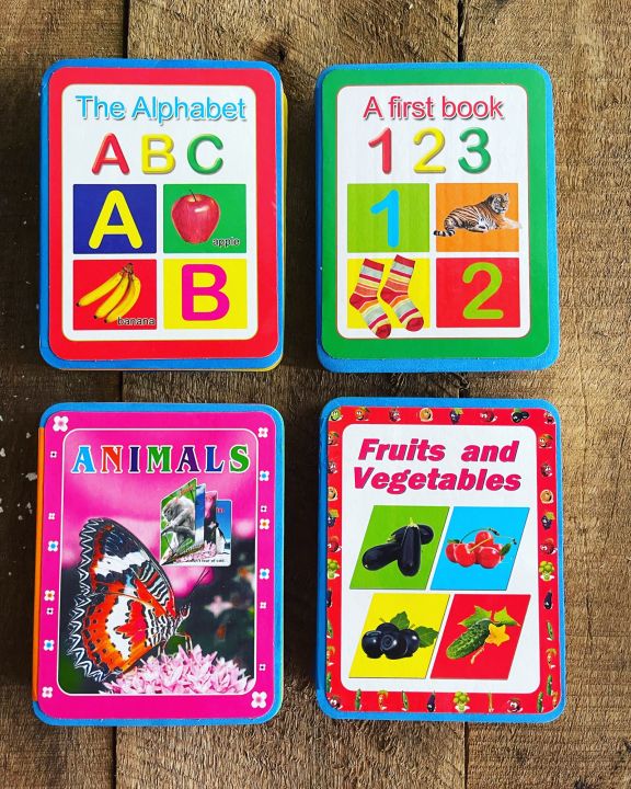 Kids Hard Cover Foam Edged Books(4 pcs)