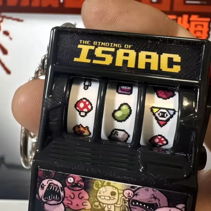 Game%20The%20Binding%20of%20Isaac%20Cosplay%20Key%20Chain%20Fashion%20Black%20Keychain%20Metal%20Keyring%20Backpack%20Decoration%20Party%20Prop%20-%20Image%205