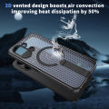 Cooling Heat Dissipation Armor Kickstand Holder Magnetic Case for Poco X8Pro Max X7 F8 Ultra M8 M6 Pro Heavy Duty Funda Cover. 