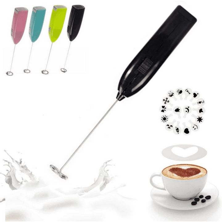 Electric Mini Egg Beater Drinks Milk Coffee Frother Handheld Foamer Whisk Mixer Stirrer
