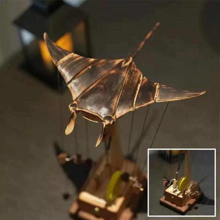 Handmade%20Wooden%20Motorized%20Manta%20Ray%20Figurine%20Precision%20Mechanical%20Transmission%20Ray%20Figurine%20Mechanical%20Artwork%20Ray%20Figurine%20-%20Image%204