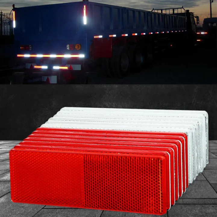 Truck%20Trailer%20Rectangle%20Plastic%20Reflector%20Reflective%20Tape%20Adhesive%20Auto%20Safety%20Night%20Warning%20Plate%20Stickers%20Car%20Accessories%208pcs%20-%20Image%202