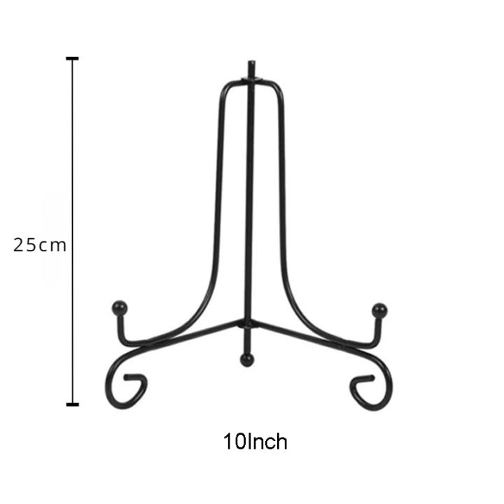 1pc%20Black%20Iron%20DIY%20Craft%20Bracket%20Book%20Holder%20Photo%20Pedestal%20Bowl%20Picture%20Frame%20Plate%20Rack%20Display%20Stand%20Easel%20Storage%20Holders%20-%20Image%207