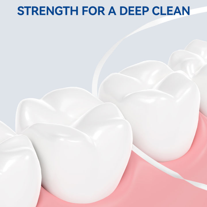 Super%20Deer%20Flat%20Dental%20Floss%20Mint%20PTFE%20Floss%20Gentle%20on%20Gums%20Expands%20&%20Stretches%20Plaque%20Remover%20for%20Teeth%2055%20yd%20-%20Image%203