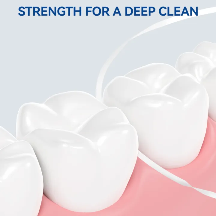 Super%20Deer%20Flat%20Dental%20Floss%20Mint%20PTFE%20Floss%20Gentle%20on%20Gums%20Expands%20&%20Stretches%20Plaque%20Remover%20for%20Teeth%2055%20yd%20-%20Image%203