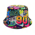 Spring/Summer Outdoor Men’s Sun-proof Bucket Hat Unisex Fisherman Hat Leisure Ramen Print Hat Fashion Women’s Basin Cap. 