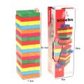 51 PCS/Set Colorful Jengaa Education Board Game Family/Party Best Gift for Children High Quality Building Blocks Game. 