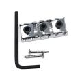 Miwayer 42mm Metal Locking Nut for Floyd Rose Tremolo System, Electric Guitar String Lock Replacement Parts with Wrench Screws.