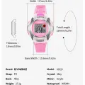 SYNOKE Color Fashion Electronic Watch Alarm Colorful Luminous MultiFunction Sports Boys Girls Primary School Students. 