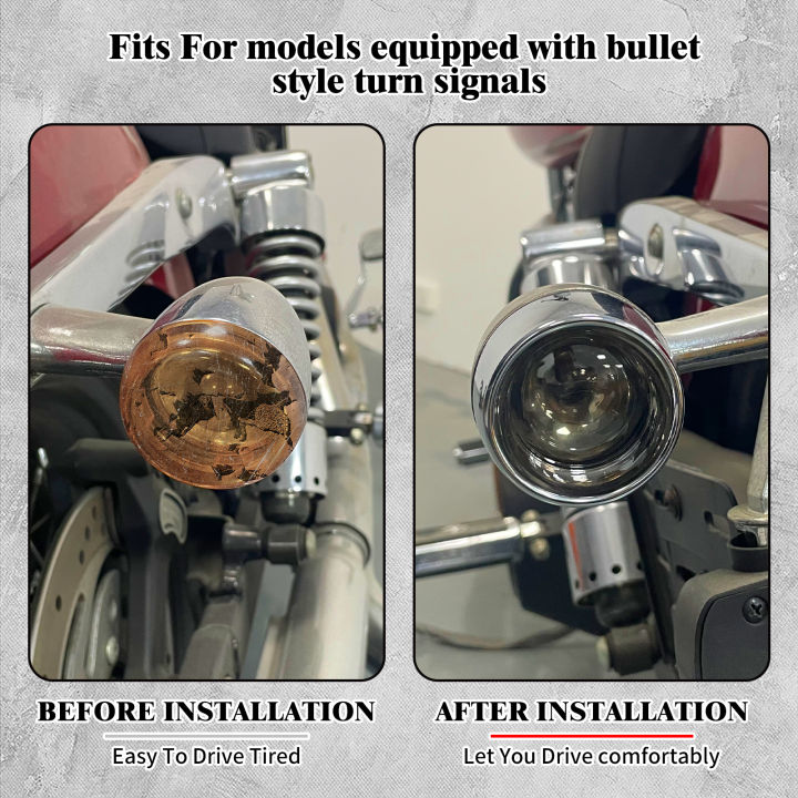 Motorcyle%20Visor%20Style%20Turn%20Signal%20Light%20Ring%20Bezel%20Lens%20Cover%202PCS%20For%20Harley%20Touring%20Dyna%20Softail%20Sportster%20XL%20Road%20Glide%20FLHX%20-%20Image%205