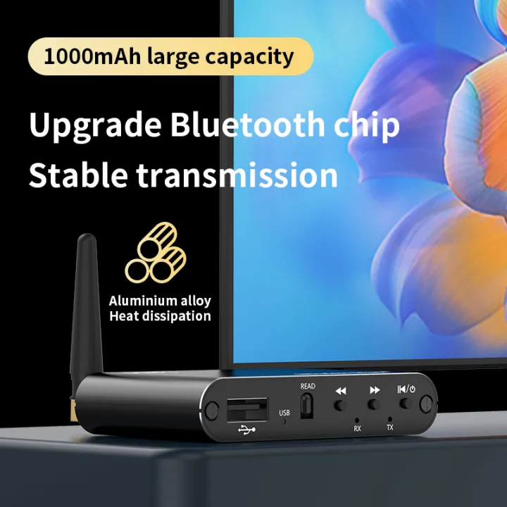 VAORLO%202%20IN%201%20Bluetooth%205.4%20Audio%20Transmitter%20Receiver%203.5MM%20AUX%20RCA%20USB%20U-Disk%20HIFI%20Stereo%20Music%20Wireless%20Adapter%20DSP%20Decoding%20-%20Image%204