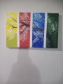 Wall decoration items | Wall decor | Wall paintings | Home decoration items | Wall painting Original hand painted "Four Seasons" textured  wall art on canvas. 