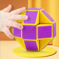 1Pc Magic Ruler 24 Mini Twist Snake Ruler Puzzle Folding Puzzle Cube Educational Toys Kids Brain Teaser Foldable Party  Toy. 