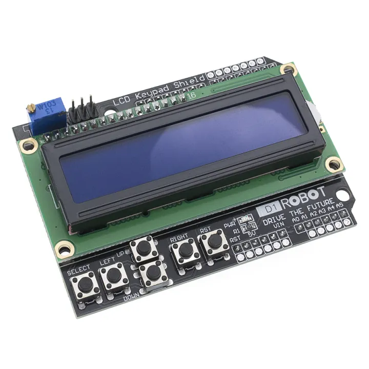 Lcd Keypad Module LCD Keypad Shield LCD1602 LCD 1602 Module Display Blue Screen For ...