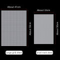 Handcraft Latch Hook Bags Made Plastic Grid Hook Crafts Accessory Plastic Mesh Cloth For Bag Rug Thread Hook Craft Supplies.