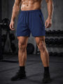 Men's Gym Workout Running Shorts with Zipper Pockets Mesh Liner Summer Sports Athletic Quick Dry Stretchy Shorts Swim Trunks. 