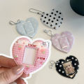 INS Korean Style Photo Card Holder Cute 1 inch ID Photo Storage Display Pendant Keychain Ornaments Star Chasing Girl .