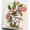 Holly Pinecone Christmas Tree Gingerbread Metal Cutting Dies Bow JOY Words Die For DIY Scrapbooking Card Decoration Craft Making. 