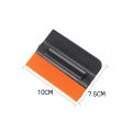 1Pc Carbon Fiber Film Magnetic Squeegee Vinyl Car Wrap Window Tint Magnet Scraper with Scratch-free Suede Felt Car Wrapping Tool.