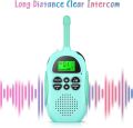 3 Miles Range 22 Channels 2 Way Radio Voice Activation Kids Walkie Talkie. 