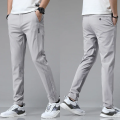 2024 Spring Summer Ultra-thin Men's Stretch Slim Straight Casual Pants High Quality Fashion Breathable Golf Sports Trousers.