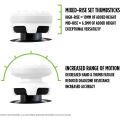 KontrolFreek FPS Freek Galaxy White for Playstation 4 PS4 and Playstation 5 PS5 Performance Thumbsticks 1 High-Rise, 1 Mid-Rise. 