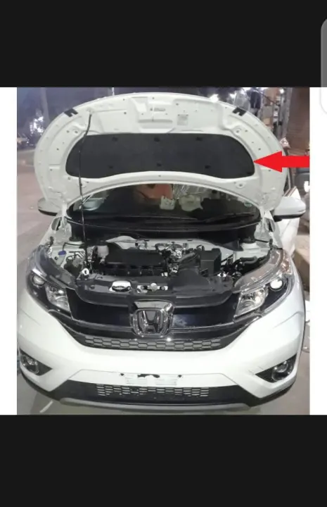 Bonnet Insulator With Clips For Honda BRV All Models Heat Proof Sound ...