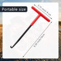 Durable Exhaust Spring Hook - T Shaped Handle Puller Tool for Motorcycle Bike Vehicle Exhaust Pipe Installation & Removal. 