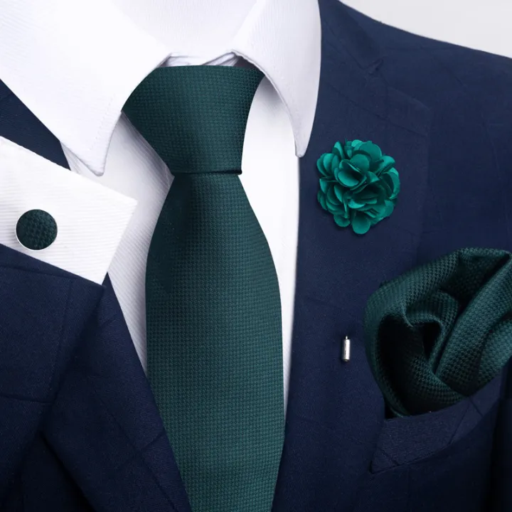 Luxury%20Mens%20Ties%20Floral%20Black%20Gold%20Ties%20Paisley%20NeckTie%20Pocket%20Square%20Cufflinks%20Brooch%20Set%20Men's%20Wedding%20Party%20Tie%20-%20Image%207