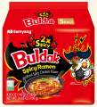 Samyang Buldak 2X Spicy Chicken Flavour Ramen (Family pack). 