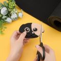 78.7x15.7inch Felt Fabric Roll Black Craft Felt Fabric Sheets Nonwoven Felt Roll for Sewing Crafting Deocoration(3mm Thick). 