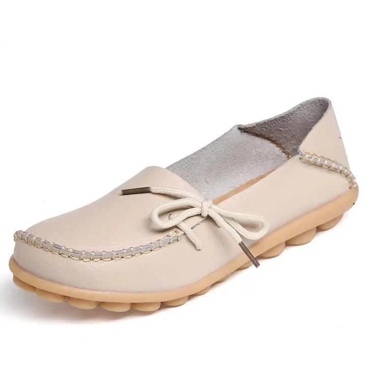 New%20Moccasins%20Women%20Flats%202024%20Autumn%20Woman%20Loafers%20Genuine%20Leather%20Female%20Shoes%20Slip%20On%20Ballet%20Bowtie%20Women's%20Shoes%20Big%20Size%20-%20Image%207