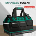 AIRAJ 2023 New Electrician Tool Bag with Reflective Strip Oxford Cloth Wear-resistant Multi-Pocket Waterproof Storage Hand bag. 