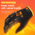 WEST BIKING Plus Velvet Protective Functional Glove Warm Winter Motor Glove Touchscreen Cycling Gloves Thermal Outdoor Ski Glove. 