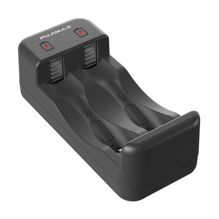 PUJIMAX%20Battery%20Charger%202%20Slot%20Intelligent%20Fast%20Charge%20With%20Indicator%20For%201.2V%20NiMH%20NiCd%20AAA/AA%20Rechargeable%20Micro%20Jack%20-%20Image%203