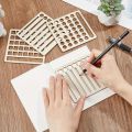 4Pcs 4 Style Speedy Spread Journal Stencils Calendar Tools Templates DIY Journals Notebook Schedule Templates for Journaling. 
