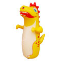 Inflatable Punching Bag Leakproof Inflatable Dinosaur Toy Free Standing Boxing Bag PVC Tumbler Sandbag for Kids Presents. 