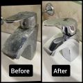 CHROME SHINER, Tap cleaner, Glass Cleaner,  Chrome Plated sanitary fitting cleaner(300g). 