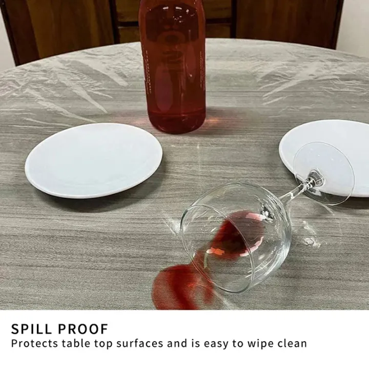 10pcs%20Fitted%20Round%20Tablecloth%20Transparent%20Waterproof%20Oil-Proof%20Table%20Cover%20Protector%20Cloth%20Dinning%20Table%20Table%20Covers%20Home%20-%20Image%204