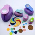 8/16/25mm Random Color Circle Punch DIY Embossing Punches Scrapbooking Machine Paper Cutting Hole Punch Rounder Cutter. 
