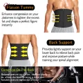 Qtree Waist Trimmer for Men Zipper Weight Loss Strap Stomach Waist Trainer Corset Sweat Workout Body Shaper Slimming Sauna Belt. 