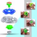 4D Metal Master Beyblade Stadium - Ultimate Bey Battle Set for Kids, 4 Beys, 2 Launchers, 1 Stadium (Multi-Color). 
