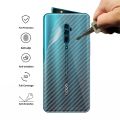 Oppo Reno 2 20x Zoom Carbon Fiber Pattern 3D Transparent Back Sheet. 