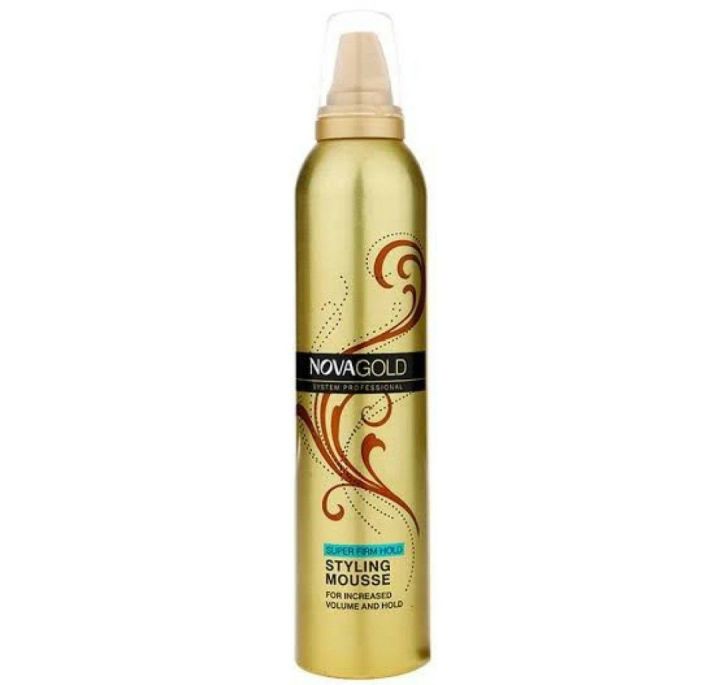 nova hair styling mousse and nova hair spray natural hold