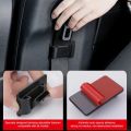 2PCS Car Seat Belt Limiter Buckle Stopper Safety Belt Adjusting Clip Non-slip Spacing Limit Device Fixed Buckle Accessories. 