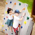 Children Wood Wall Climbing Stones Toys Child Playground Outdoor Sports Toys For Children Kids Rock Climbing Wall Holds Games. 