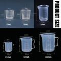20ml / 30ml /50ml /250ml /500ml/1000ml Clear Plastic Graduated Measuring Cup For Baking Beaker Liquid Measure JugCup Container. 
