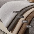 Minimalist Twill Chenille Anti-Slip Sofa Cover for All Seasons Living Room Furniture Decor Couch Cushion Cover Slipcover.