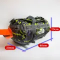North Face Bag Backpack Travel Duffel 3 in 1 Army Green Blue Brown Mix For Boys. 